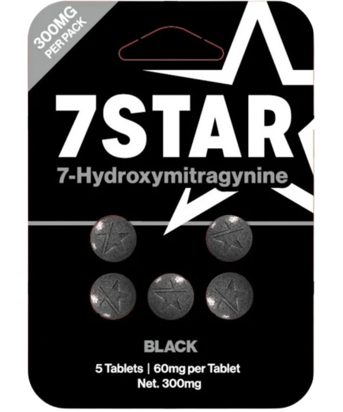 7-STAR 60mg black tablets