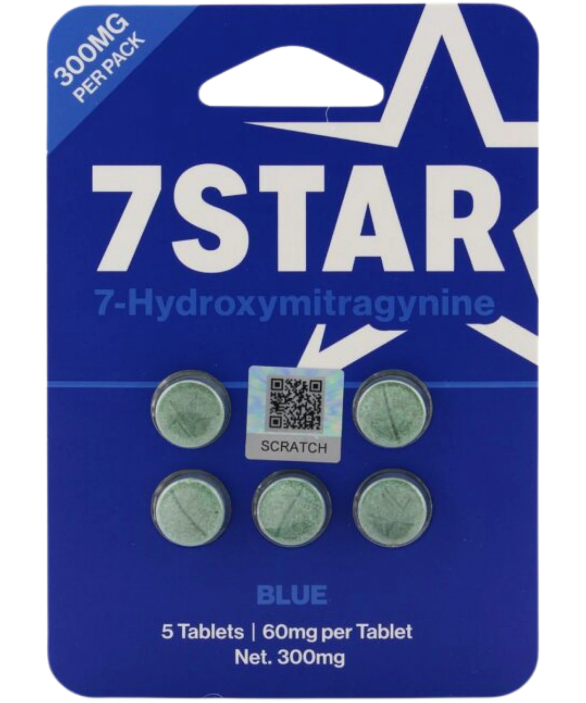 7-STAR 60mg blue tablets