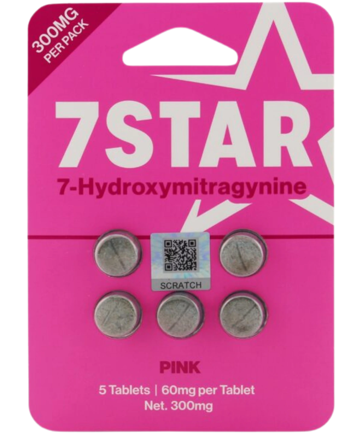 7-STAR 60mg pink tablets