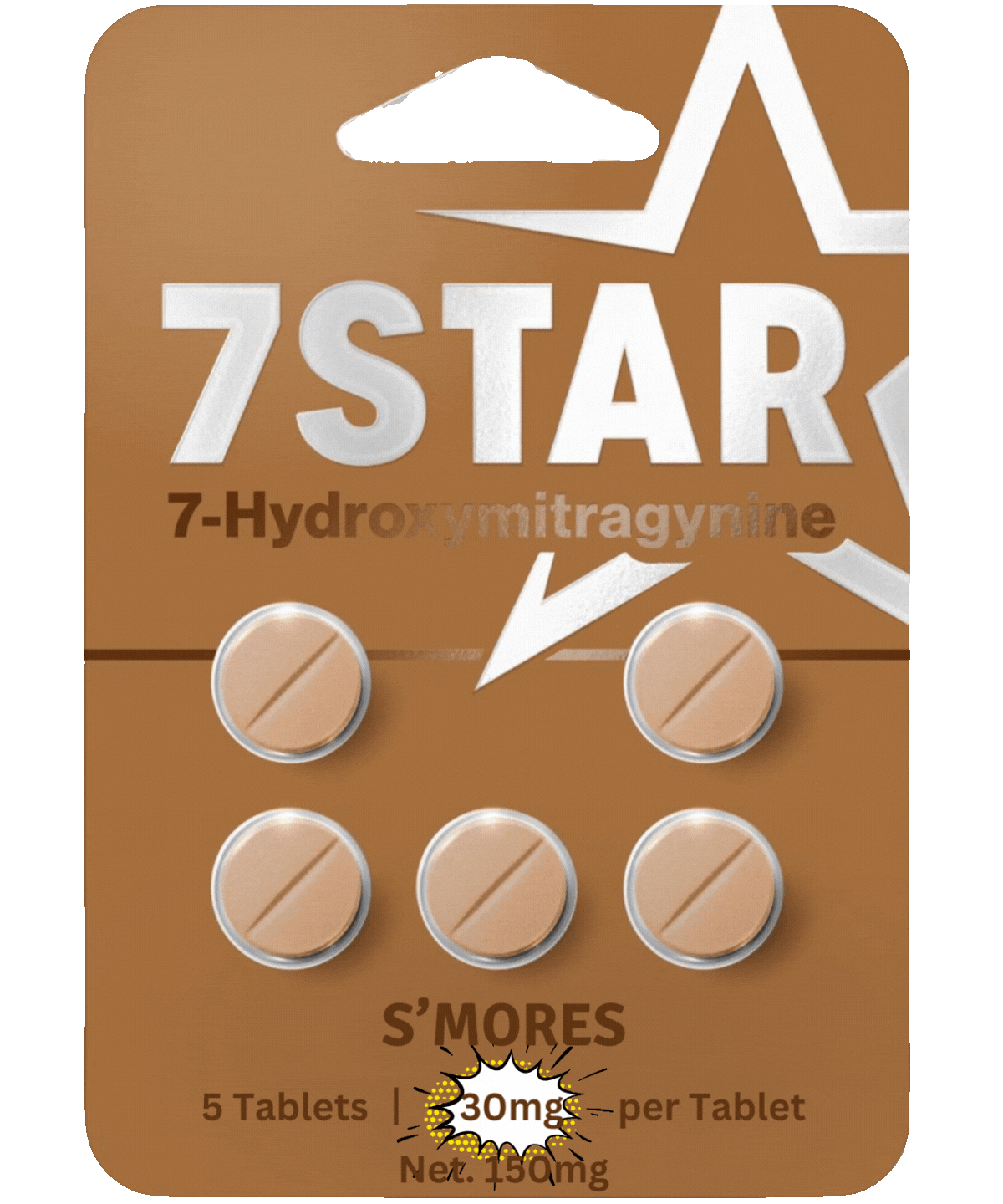 7-STAR 30mg smores flavor tablets